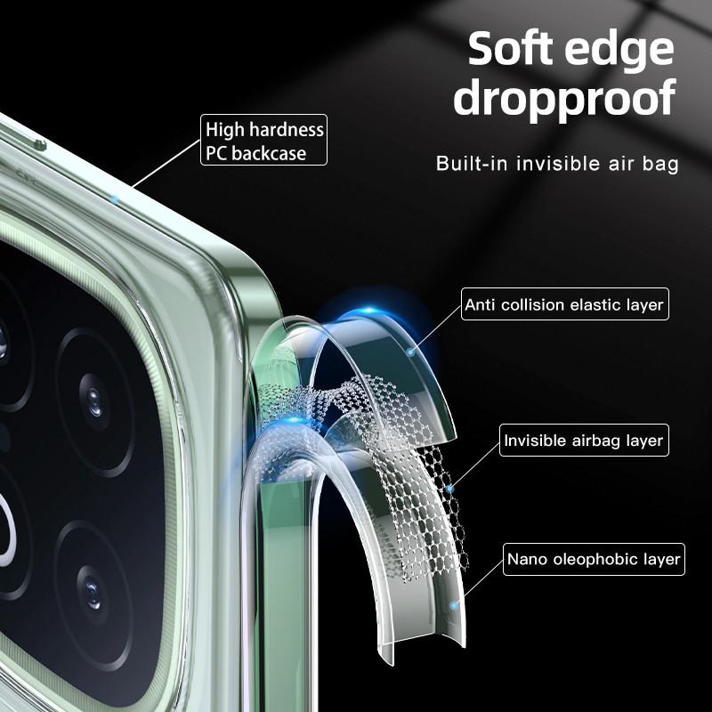 For Vivo Iqoo 13 5G Cover Magsafe Case Magnetic Wireless Charging Translucent Matte Shockproof Acrylic Bumper for Iqoo 13 Iqoo13 Shell