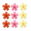 9Pcs/Set Floral Pom Poms Paper Fans DIY Wall Hanging Banner  Birthday Baby Wedding Party Decoration