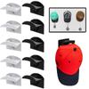40PCS Baseball Hat Hooks Simple Headphone Necklace Storage Hooks No Trace Hooks Hat Organizer Home Storage Hooks