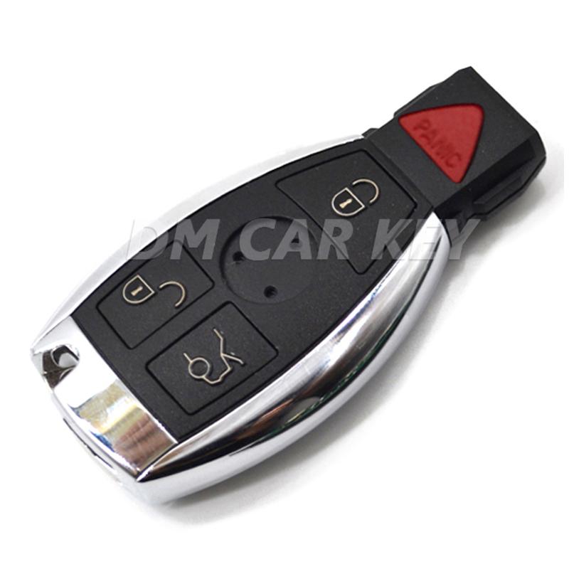 Умный брелок для ключа автомобиля 3/4 кнопки 315/434 МГц BGA NEC для Mercedes Benz 2000+ без бесключевого доступа, дистанционная карта, DIY брелок-контроллер