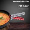Кемпинг, анти-горячий горшок, сковорода, миска, ручка, держатель для защиты от ожогов, зажим для приготовления пищи на открытом воздухе, пикника, пешего туризма, посуда для барбекю