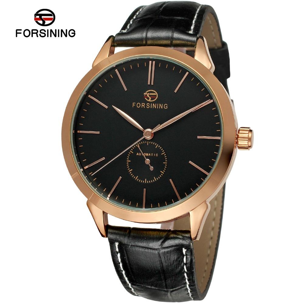 Forsining Men Fashion Casual Simple Mechanical Watch