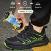 Rotating Button Safety Shoes For Men Women Protection Shoes Steel Toe Work Sneakers Puncture-Proof Indestructible Shoe Work Boot