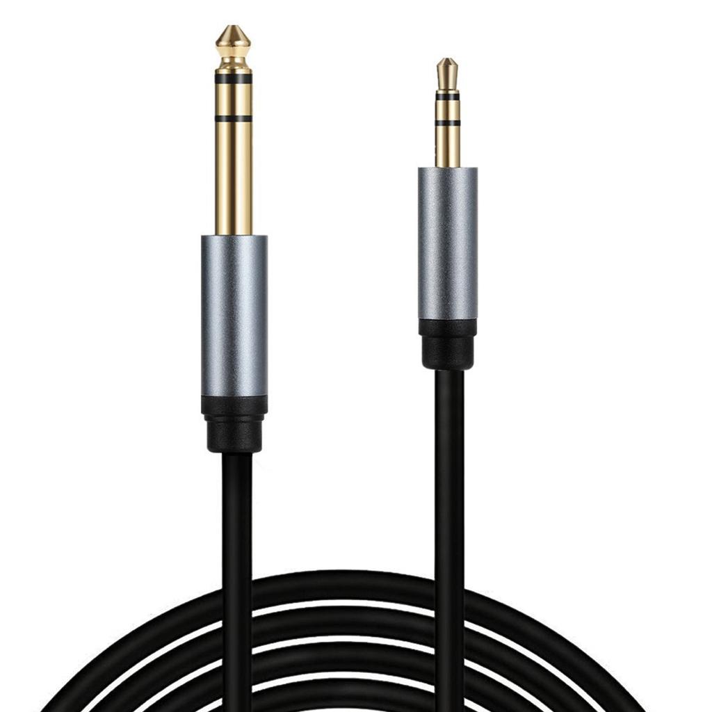 3,5 мм - 6,35 мм стерео Aux кабель 6,35 мм 1/4" Male - 0,5 мм 1/8" Male TRS двунаправленный стерео Aux кабель для гитары