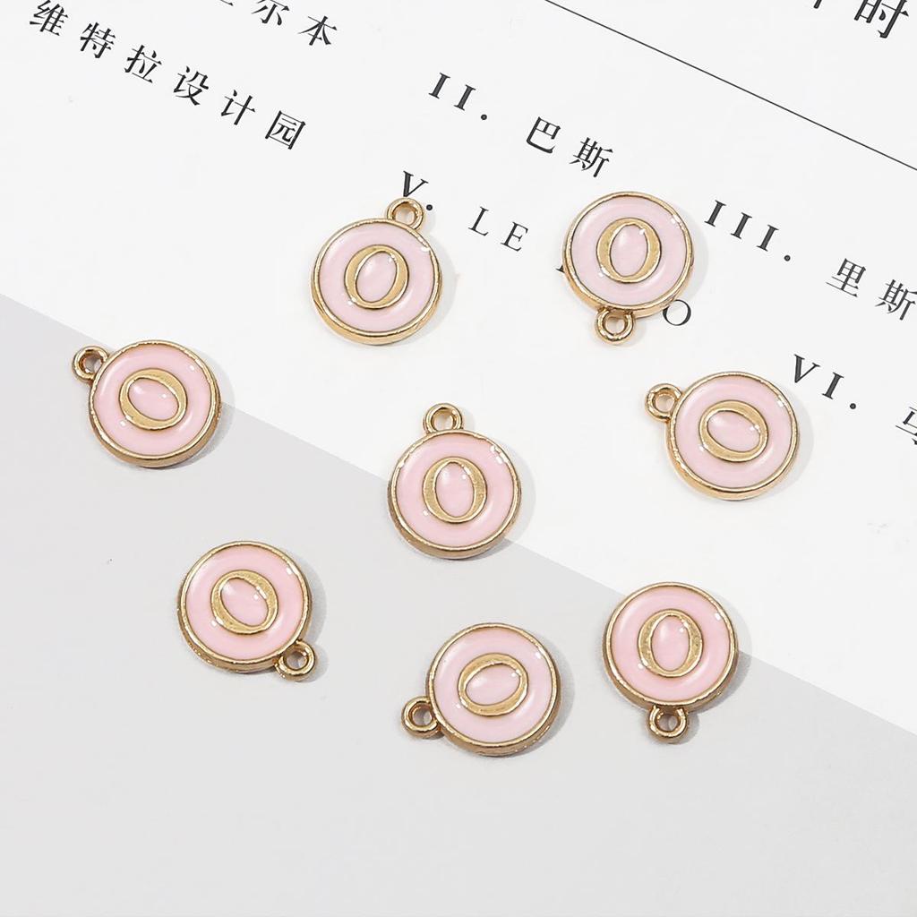 10 шт., металлическая эмаль, английские буквы, подвески, подвеска для самостоятельного изготовления ювелирных изделий, ожерелье, браслет, аксессуары