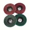 4Pcs nylon fiber flip metal polishing wheel for burring and rust removal on complex surfaces and welds