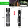 Best-Selling High-Power LED Flashlight: Aluminum Alloy, Zoom, USB Rechargeable, Portable Outdoor Multi-Function Mini Flashlight