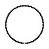 [Bnbgold] 14K/18K Petite Cut Ball Black Spinel Wish Bracelet Chb41120
