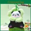 Plush Panda Keychain With Flower Hat Keyring For Kids And Collectors