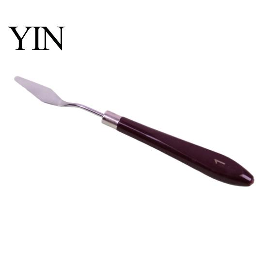Oil Painting Accessories Scraper, Stainless Steel with Wooden Handle Palette Cutter, Paint Scraper for Thick Evenly Mixed Art Spatula, Acrylics