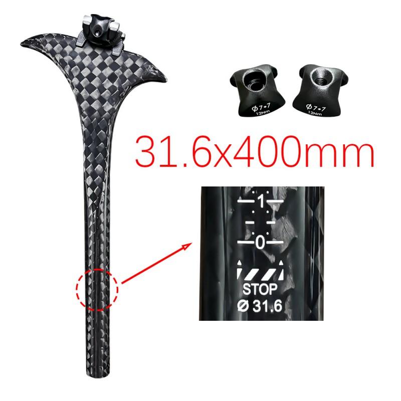 Carbon Fiber Aero Bicycle Seat Post Road Bike MTB Track 27.2mm 30.8mm 31.6mm Diameter