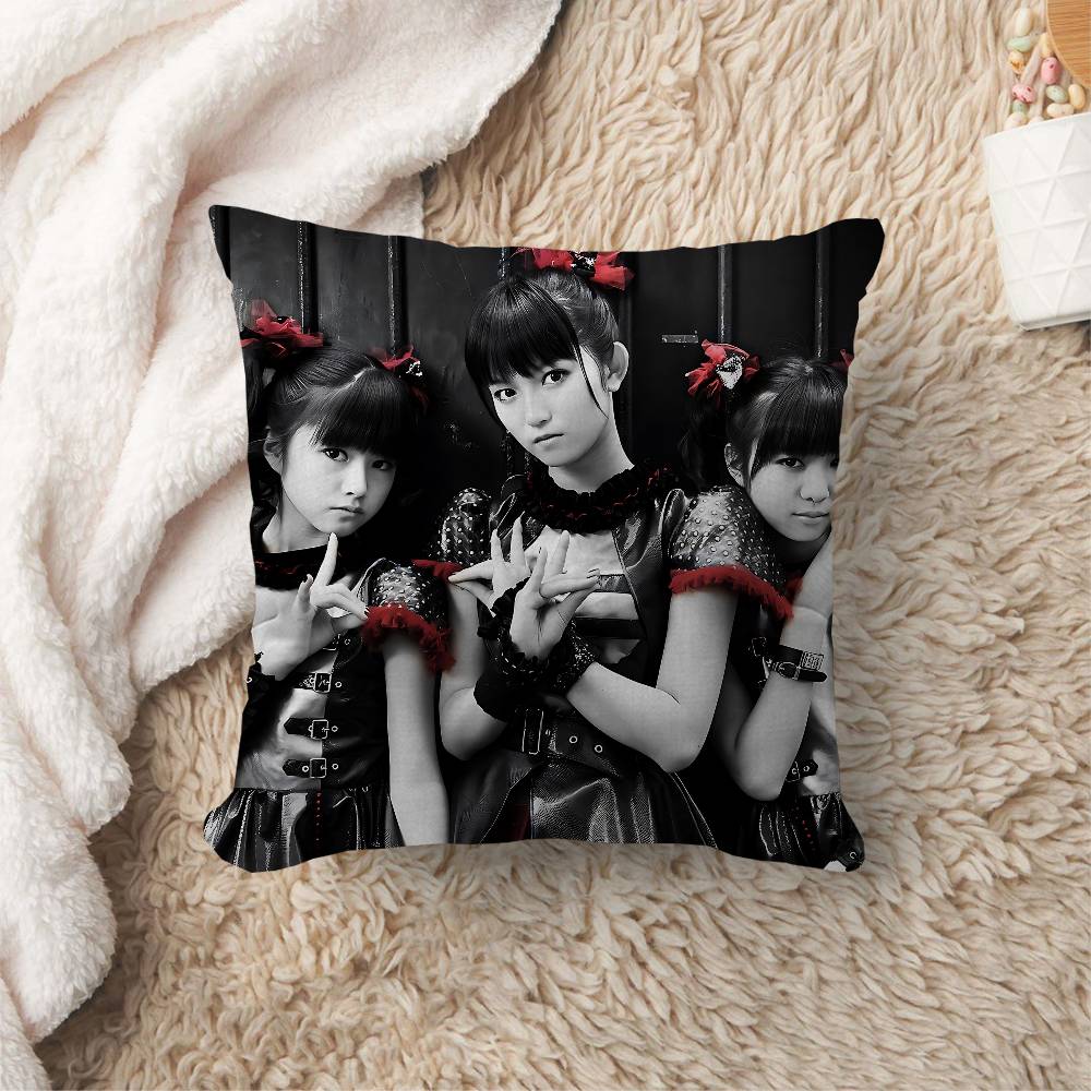 Japanese BBABYMETAL Band Music Cushion Cover Decorative Pillow Sofa Home Decor Case Pillow Cases
