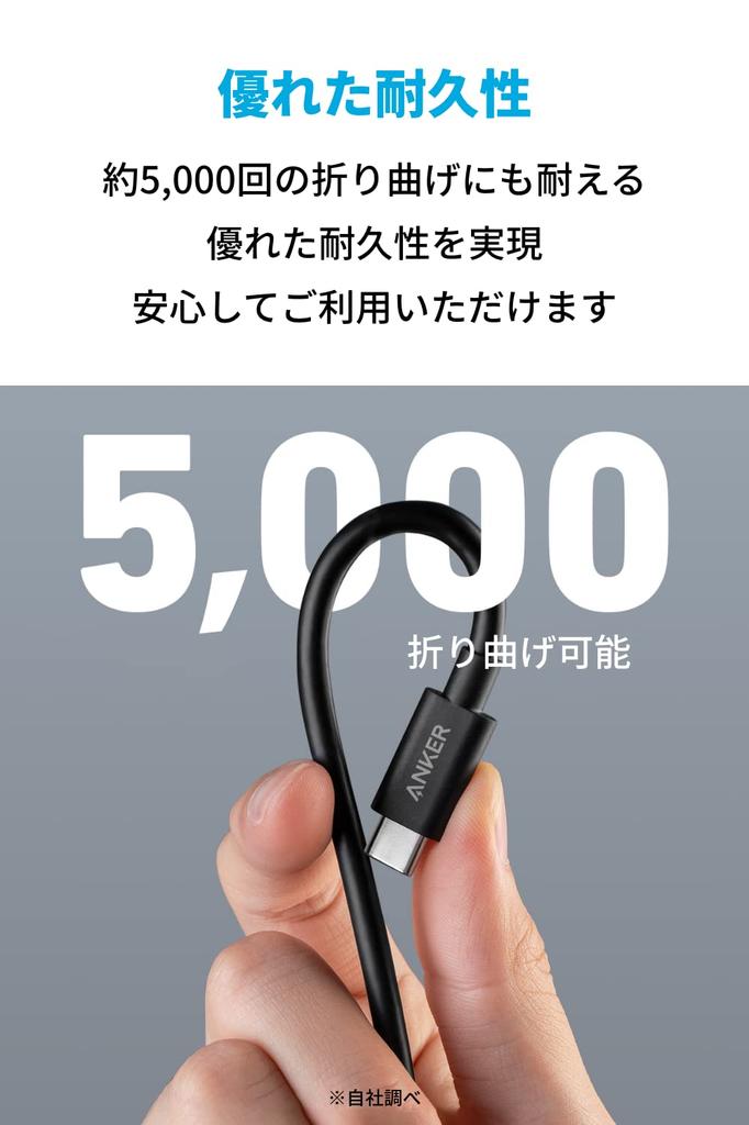 ANKER 515 Cable 8K 40Gbps High Speed Data Transfer 240W Output Compatible with Galaxy iPad Pro MacBook Various Black USB-C & USB-C (USB4 Compatible,