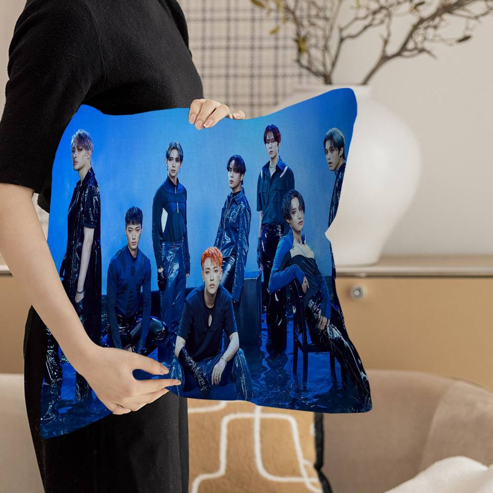 A-Ateezs Kpop Стиль Счастливый Дракон Наволочка Чехол для Подушки на Диван Декор Комнаты Подарок для Детей