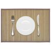 VidaXL Placemats 6 Pcs Bamboo 30 X 45 Cm Brown