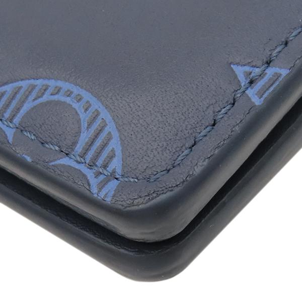 LOUIS VUITTON M80421 Monogram shadow Organizer De PochCard Case leather Array
