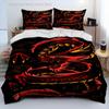 Dragon Cartoon Comforter Bedding Set,Duvet Cover Bed Set Quilt Cover Pillowcase,King Queen Size Bedding Set for Adult Boys Gift