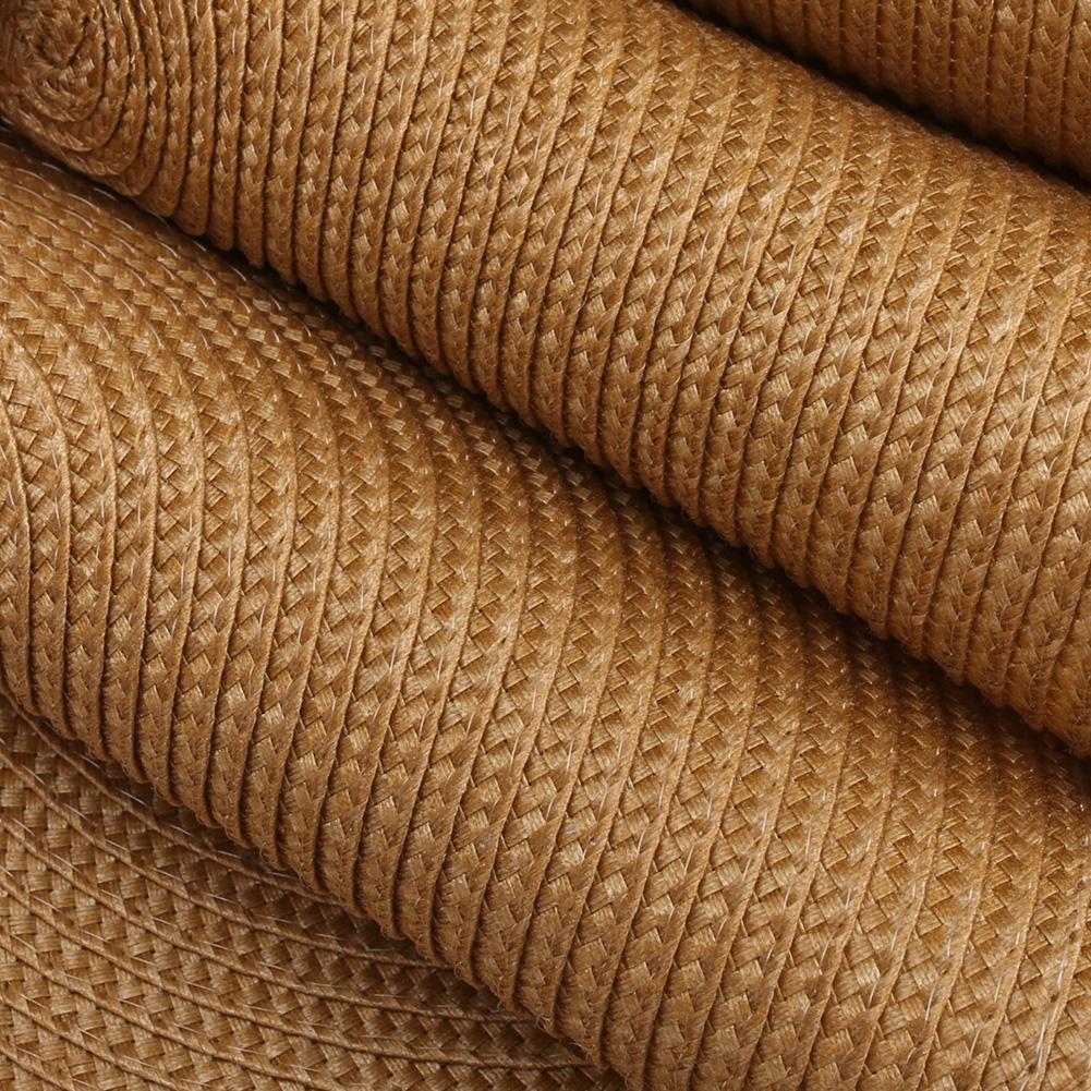 Set of 6 Round Braided Table Mat Washable Placemats Non Slip Heat Resistant for Kitchen Dining Tables Pad With 6Pc Cup Coasters