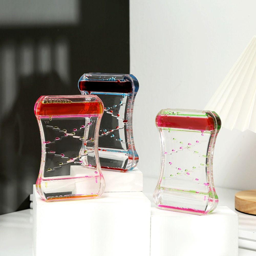 Accessories Liquid Timer Oil Hourglass Stress Reliever Toys Living Room Ornament Dripping Oil Slide