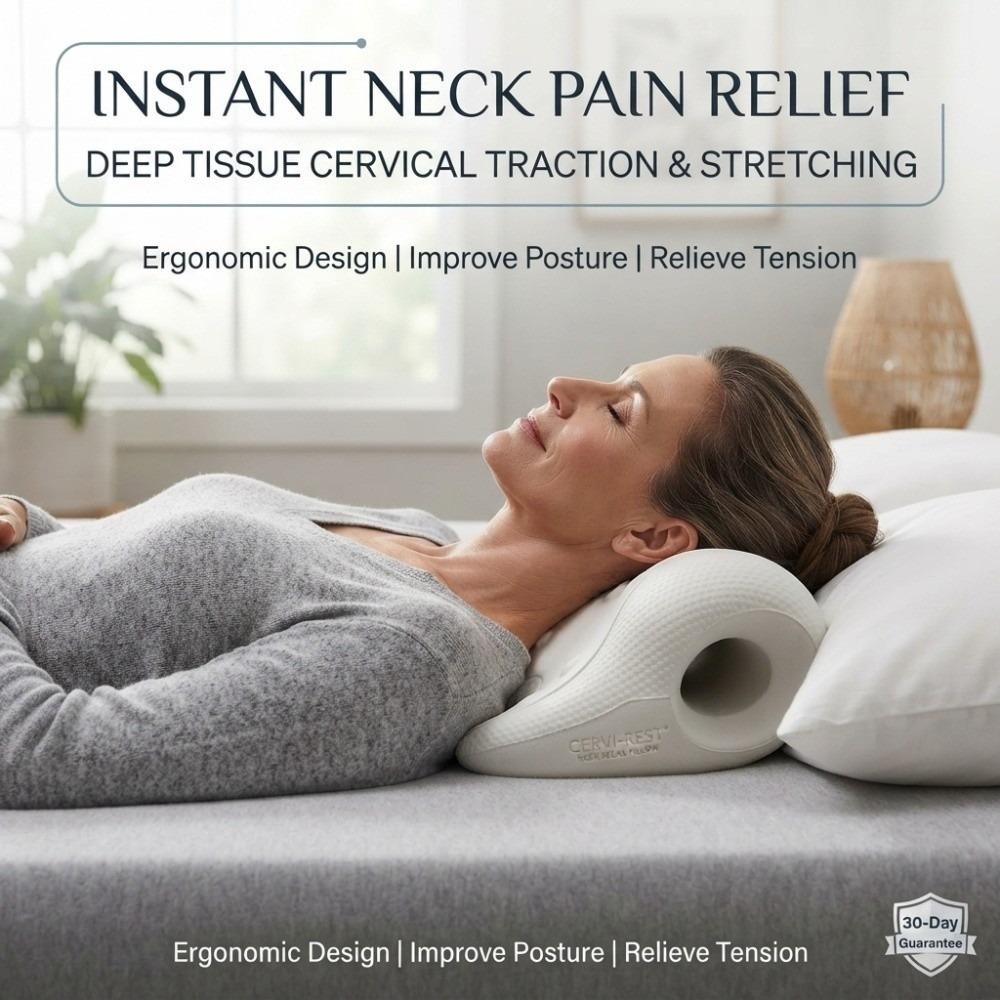 C-Shaped Contour Neck Massage Pillow Soft EVA Material C-Shaped Contour Pillow  Home Use