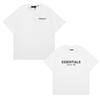 Fear Of God Essentials Футболка оверсайз с принтом букв сзади Мужская Женская Чистый хлопок Повседневная с коротким рукавом 3 цвета