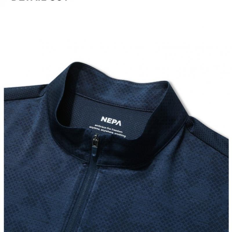 Nepa Женская футболка Nepa с принтом «Горы» и короткими рукавами на молнии 7i45405