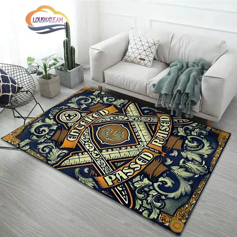 Новейший модный ковер, масонский коврик, масонский мягкий коврик, коврики для спальни, масонской гостиной, двери, напольные коврики для прихожей, коврик для йоги