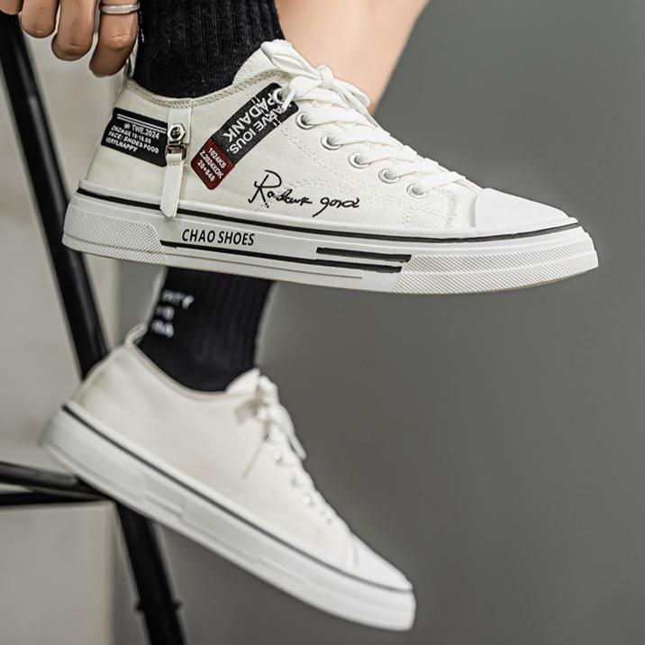 Парусиновые туфли Мужская летняя дышащая обувь Универсальная студенческая классическая тканевая обувь Спортивная повседневная тканевая обувь Легкая мягкая подошва для досок