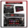 2Din Android Car-Play Car Radio,Toyota Corolla 2017-2018,Multimedia Player Head Unit Stereo GPS Navigation BT WIFI,1+16GB