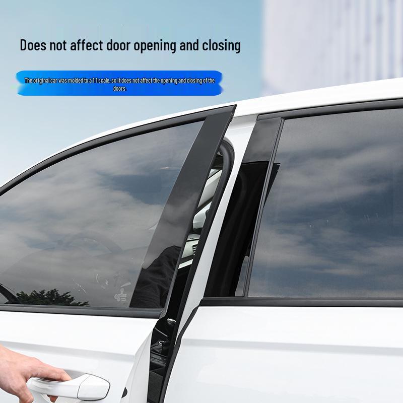 Honda Odyssey 00-08 Window Trim & BC Pillar Mirror (Black)