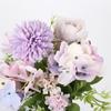 2 связки пион, роза, гортензия, искусственный букет, шелковый цветок для украшения дома, свадебный ручной цветок