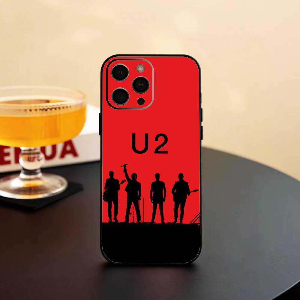 BAND U-U2 Phone Case Silicone Soft For IPhone 17 16 15 14 13 12 11 X XR Plus Pro Max Plus
