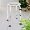 Bath Stool Folding Adjustable Non-Slip Small Bathroom Seat Inside Shower Seniors Bath Stool for Elderly Dorm Apartment Hospital