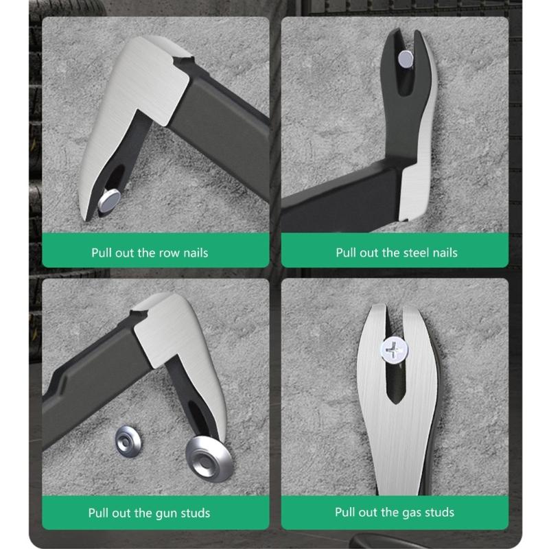 Сверхпрочный инструмент для демонтажа из углеродистой стали с рычажной конструкцией для легкого удаления гвоздей при деликатной обработке дерева