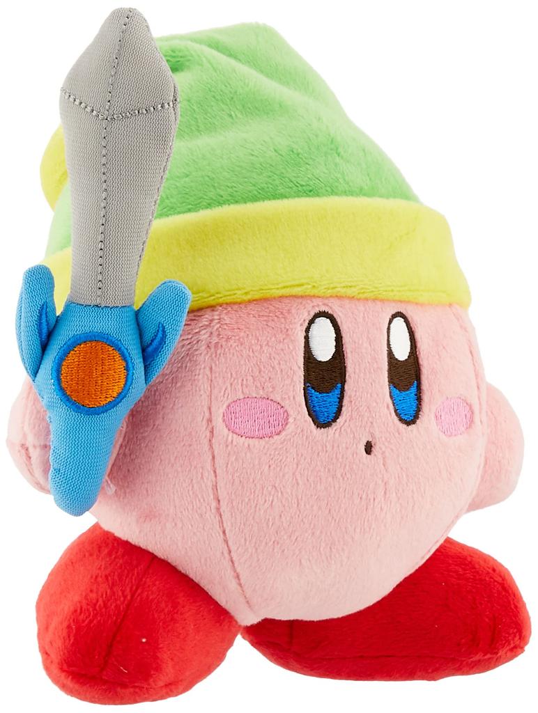 Sanei Boeki Kirby of the Stars ALL STAR COLLECTION Меч Кирби (S) Ш13 x Г8,5 x В10 см Плюш KP09