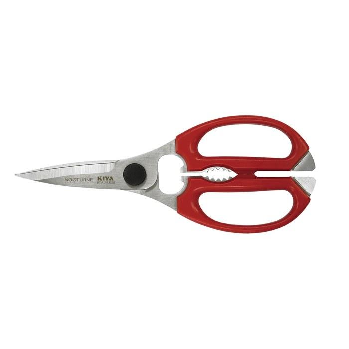 Kiya Cooking Scissors Kitchen Shears Nocturne (Red) 210mm