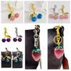 3D Crafts Cherry Keychain Ornaments Cherry Charms Fashion Car Keyring  Lady/Women