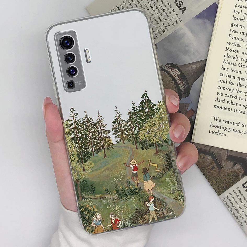 Чехол для телефона Vivo Vivo Xplay5 X5 X50 X60 70 80 Pro X20 X21 X23 X27 X30 противоударный прозрачный мягкий силиконовый чехол из ТПУ для мальчиков и девочек, бампер для Vivo
