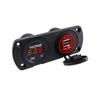 Waterproof Universal Motorcycle Car Truck Boat  Dual USB Charger Voltmeter For Phone Tablet Camera GPS DVR