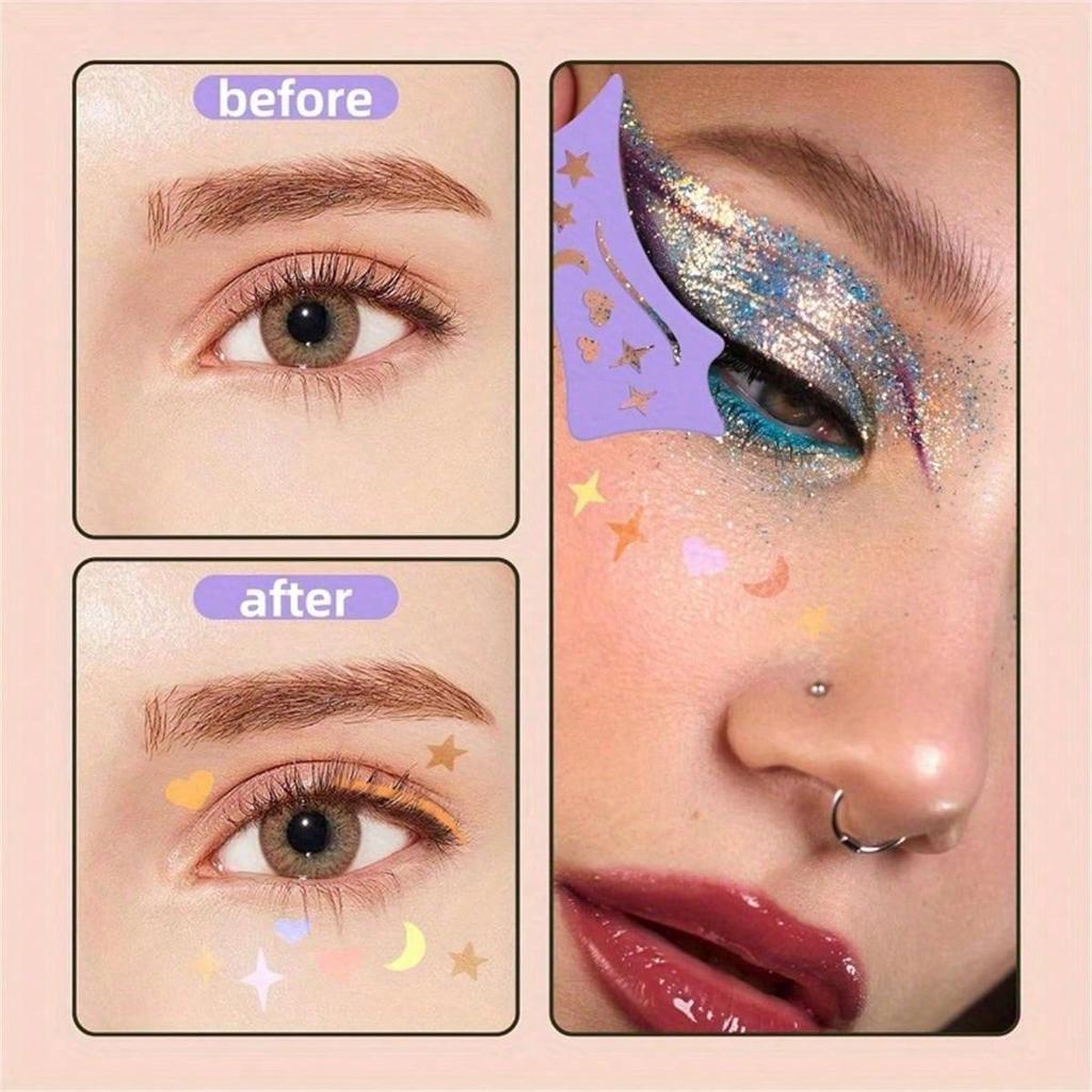 1 шт. Вспомогательное устройство для теней для век, которое подходит для формы глаз, c, Вспомогательное устройство для теней для век и бровей, Макияж глаз