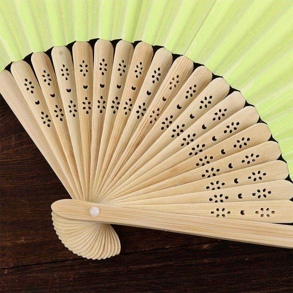 Свадебный складной однотонный в китайском стиле реквизит для фото инструмент танцевальный веер ручной веер складной бумажный веер