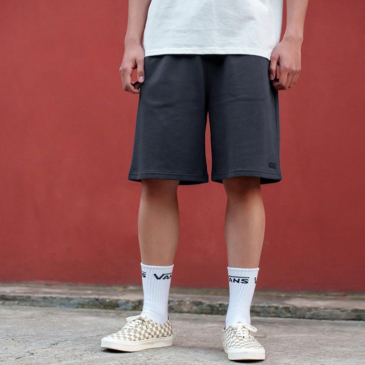 Vans Однотонные вязаные шорты на шнуровке Мужские шорты Серый Черный VN000FR01O7