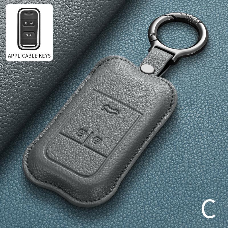 S Для Chery Jaecoo J7 J6 J8 Tiggo 7 8 Pro Max Omoda 5 C5 Tiggo 7 8 Кожаный Чехол-Защита для Ключа Автомобиля Оболочка Брелок Аксессуары