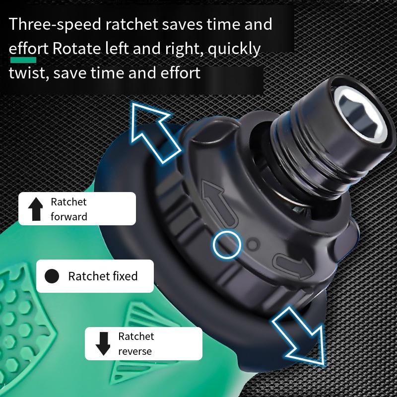 1set Multifunctional Double-head Dual-purpose Screw Batch Inner Cross Special-shaped Screwdriver Set with Telescopic Adjustable Ratchet Screwdriver