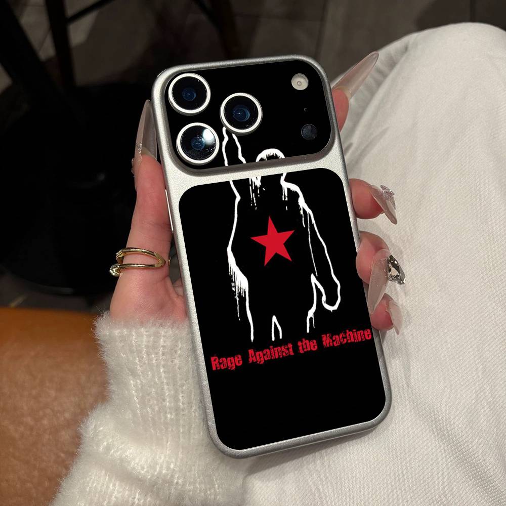 Rap Metal Band Rage Against The Machine Anti-Scratch Back Decal Protective Wrap Skin For IPhone 17 Pro 17 Pro Max