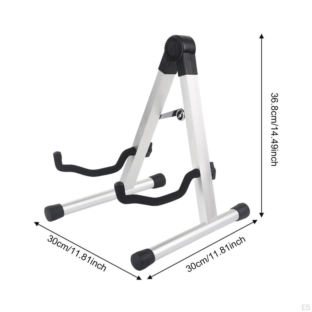 Складная гитарная стойка А-образной рамы Поролоновые держатели Стабильная поддержка Держатель для скрипки укулеле классической гитары