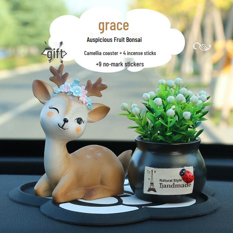 Deer Car Ornament: Stylish and Unique Interior Decoration for Men and Women