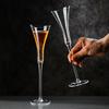1 шт. Хрустальные бокалы для шампанского, бокалы для игристого вина, с перехватом талии, с широким горлом, креативные бокалы для шампанского, коктейльные бокалы