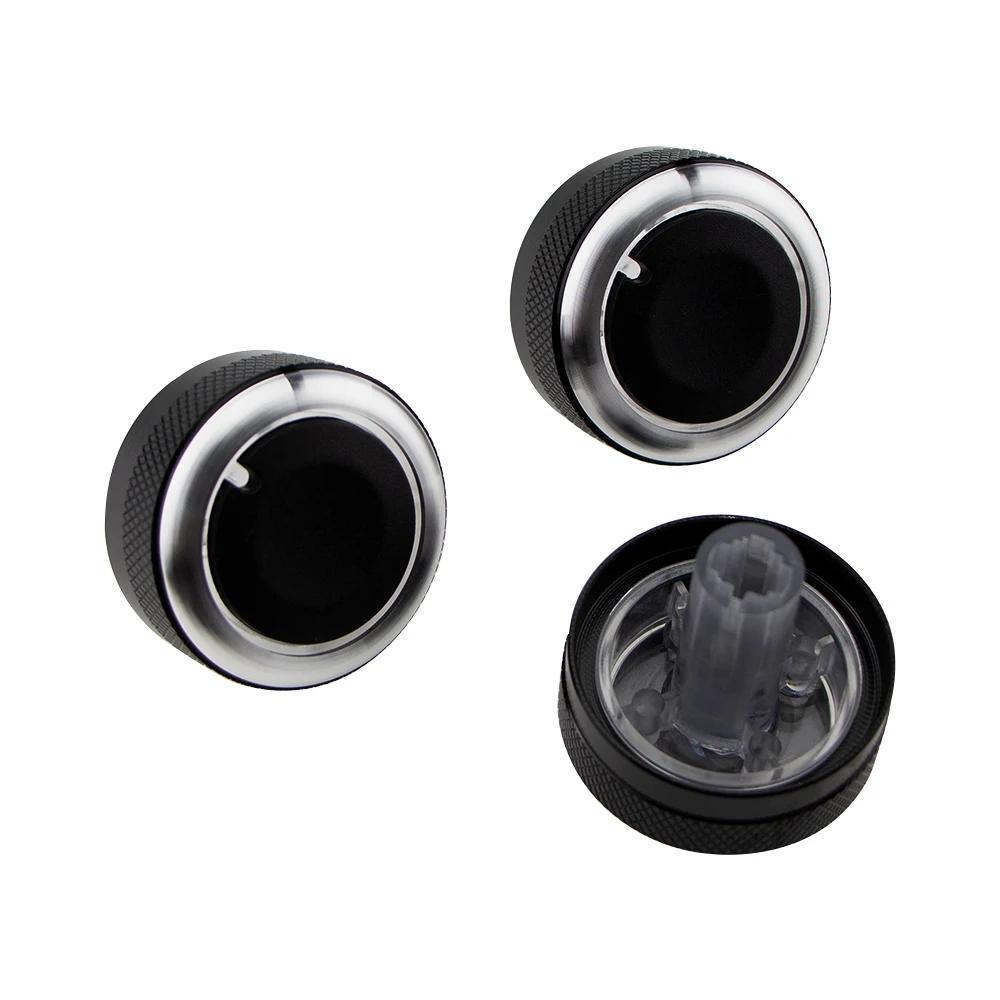 3PCS For Mazda 3 BL 2010 - 2013 Air Conditioning Knob AC Knob Heat Control Switch Button Aluminum Alloy Accessories