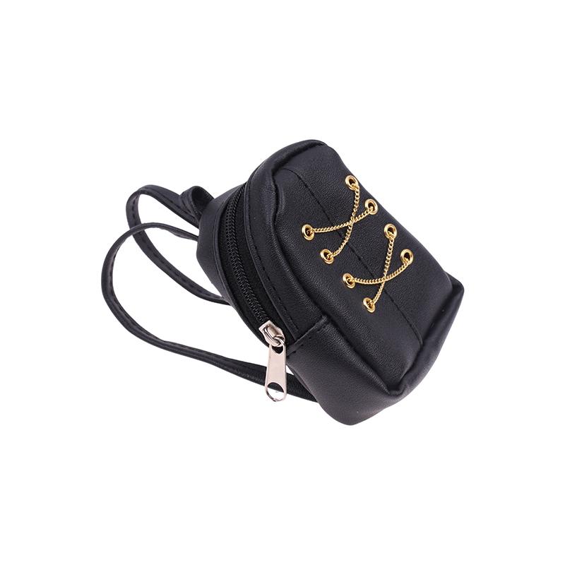 1:6 Dollhouse Miniature Backpack Chain Bag For 30Cm Doll Decor Play House Toy